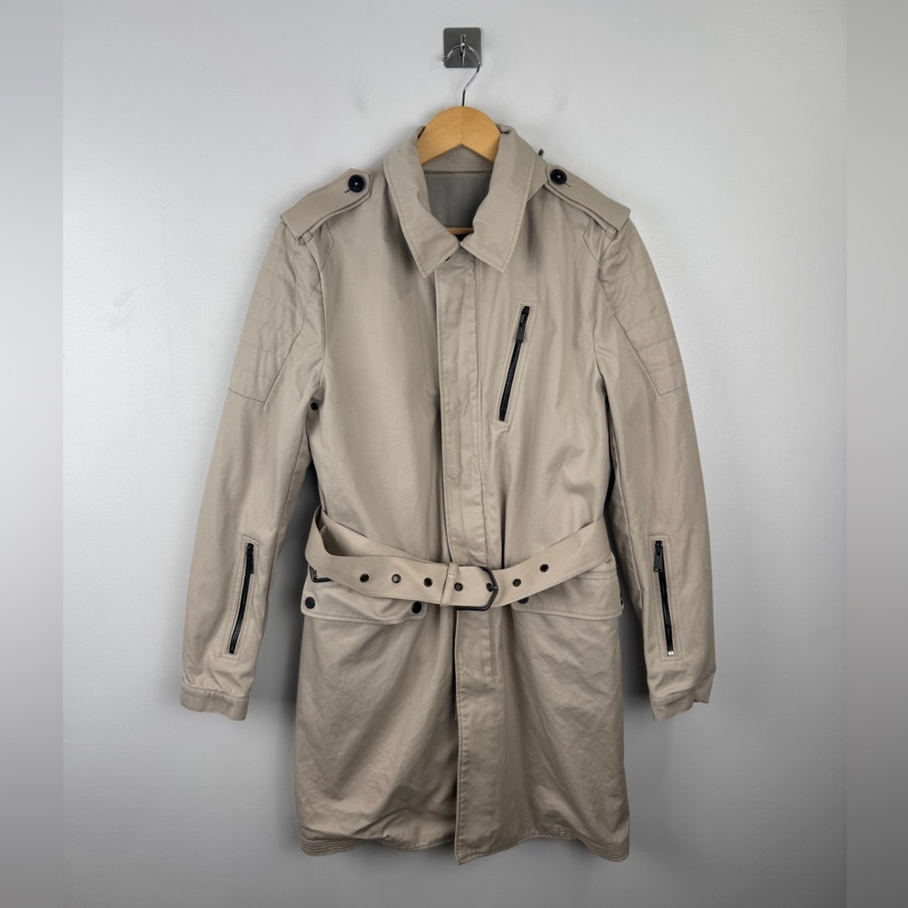 Kent and Curwen Men Tan Belted Jacket‎ Size Small
